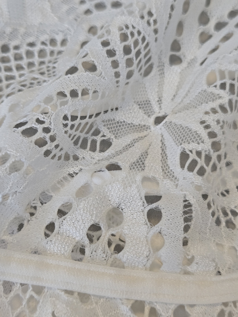 La SENZA White Lace Plunge Teddy Bodysuit XS - Picture 7 of 11